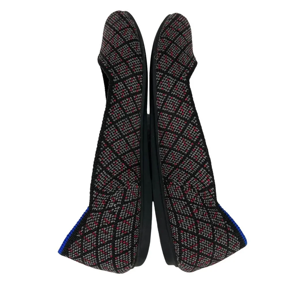 Rothy’s Nordstrom Exclusive Charcoal Tweed Flats 5.5 Retired